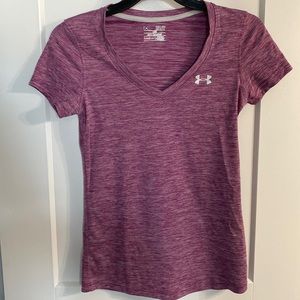 Pink under armour workout too